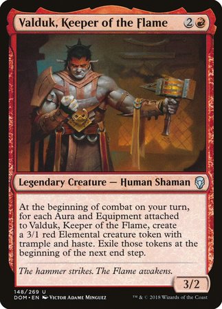 Valduk, Keeper of the Flame [Dominaria] | Lots Moore NSW
