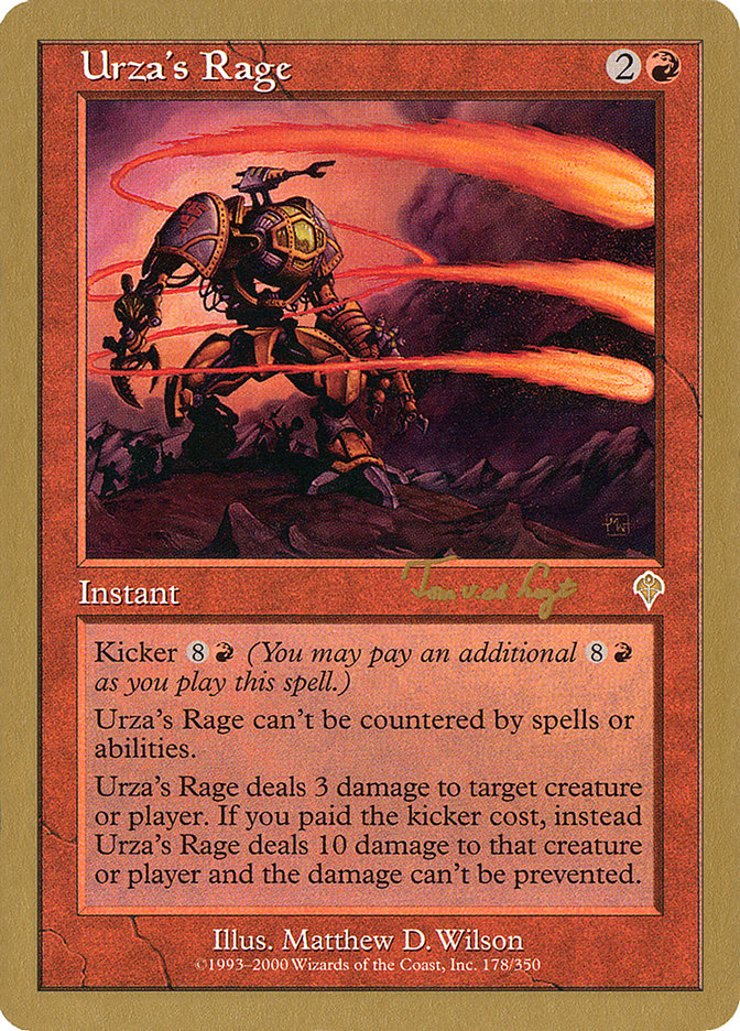 Urza's Rage (Tom van de Logt) [World Championship Decks 2001] | Lots Moore NSW