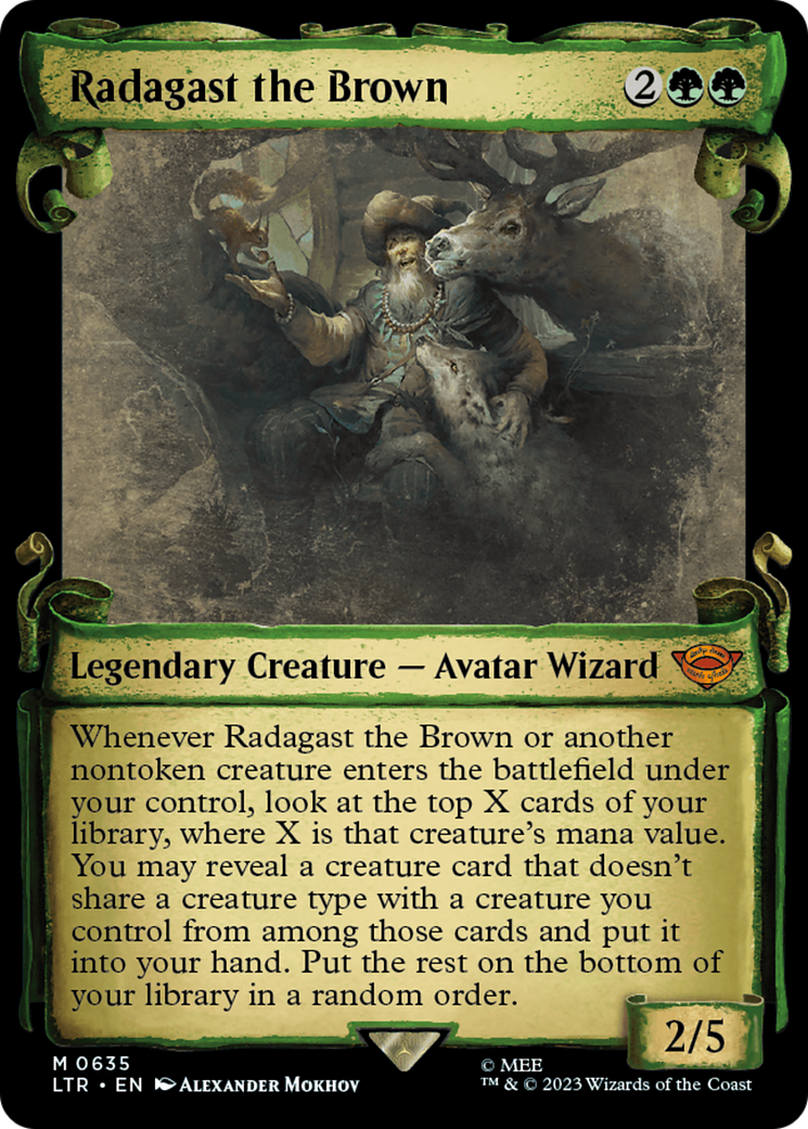 Radagast the Brown [The Lord of the Rings: Tales of Middle-Earth Showcase Scrolls] | Lots Moore NSW