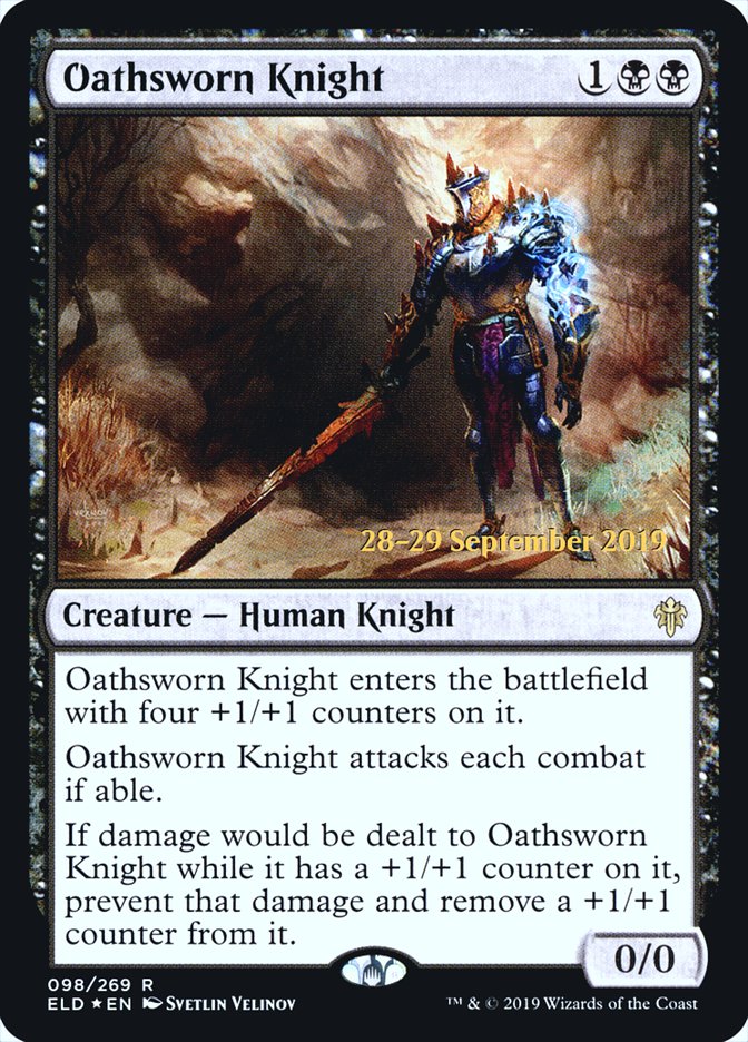 Oathsworn Knight  [Throne of Eldraine Prerelease Promos] | Lots Moore NSW