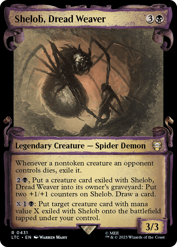 Shelob, Dread Weaver [The Lord of the Rings: Tales of Middle-Earth Commander Showcase Scrolls] | Lots Moore NSW