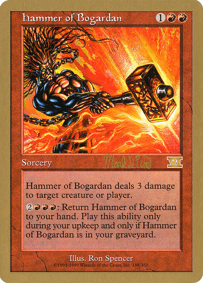 Hammer of Bogardan (Mark Le Pine) [World Championship Decks 1999] | Lots Moore NSW