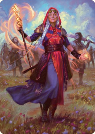 Jaya, Fiery Negotiator Art Card 1 [Dominaria United Art Series] | Lots Moore NSW