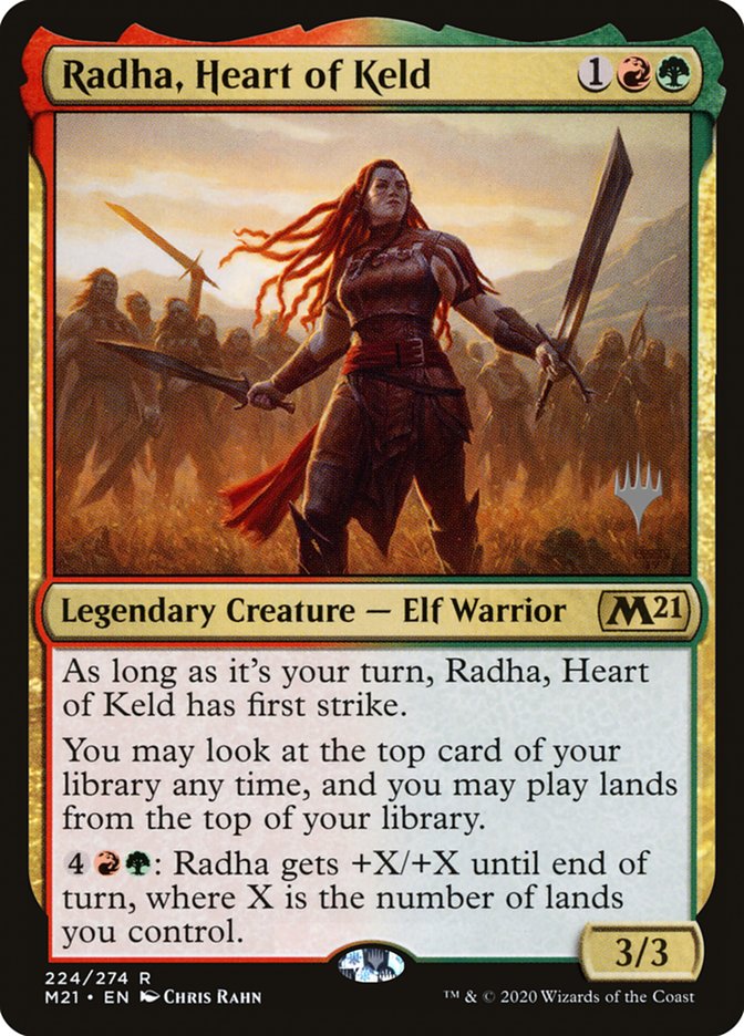 Radha, Heart of Keld (Promo Pack) [Core Set 2021 Promos] | Lots Moore NSW