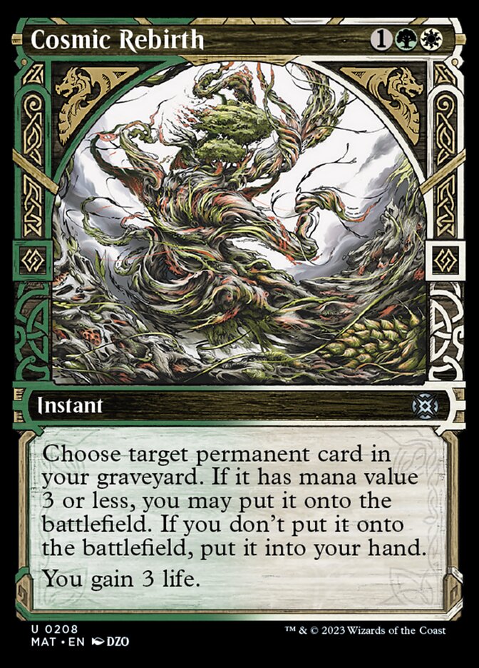 Cosmic Rebirth (Showcase Halo Foil) [March of the Machine: The Aftermath] | Lots Moore NSW
