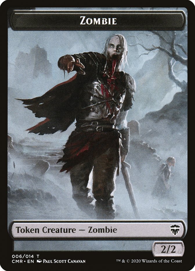 Salamander Warrior // Zombie Token [Commander Legends Tokens] | Lots Moore NSW