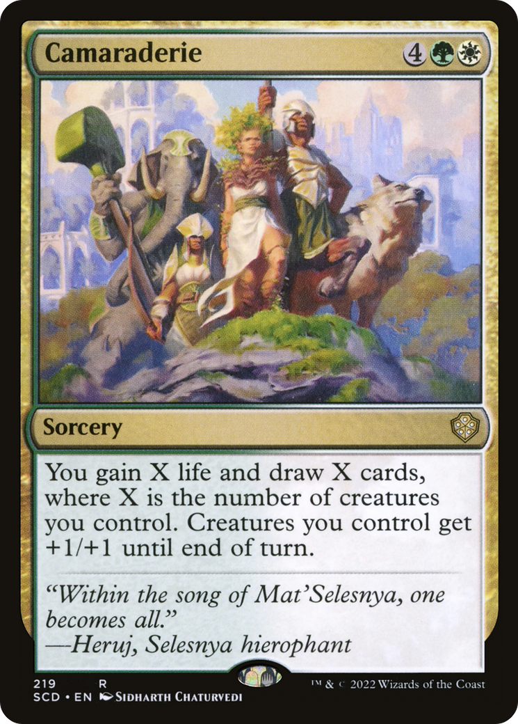 Camaraderie [Starter Commander Decks] | Lots Moore NSW