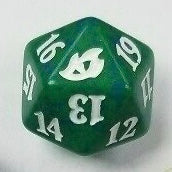 Green Ikoria spin down dice | Lots Moore NSW