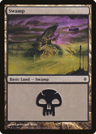 Swamp (170) [New Phyrexia] | Lots Moore NSW