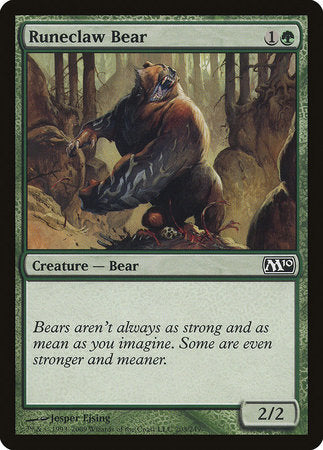 Runeclaw Bear [Magic 2010] | Lots Moore NSW