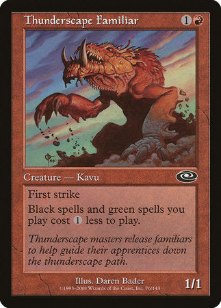 Thunderscape Familiar [Planeshift] | Lots Moore NSW