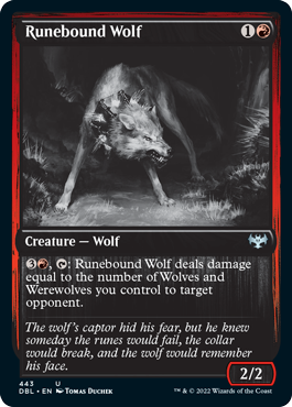 Runebound Wolf [Innistrad: Double Feature] | Lots Moore NSW