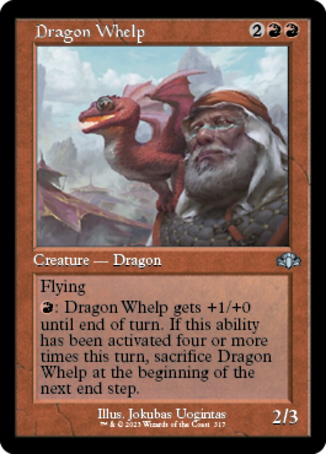 Dragon Whelp (Retro) [Dominaria Remastered] | Lots Moore NSW