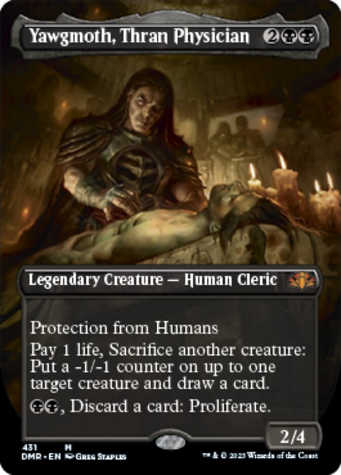 Yawgmoth, Thran Physician (Borderless Alternate Art) [Dominaria Remastered] | Lots Moore NSW