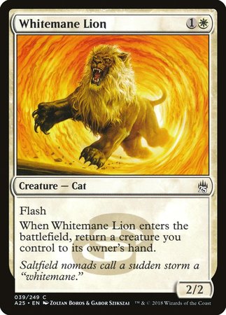 Whitemane Lion [Masters 25] | Lots Moore NSW