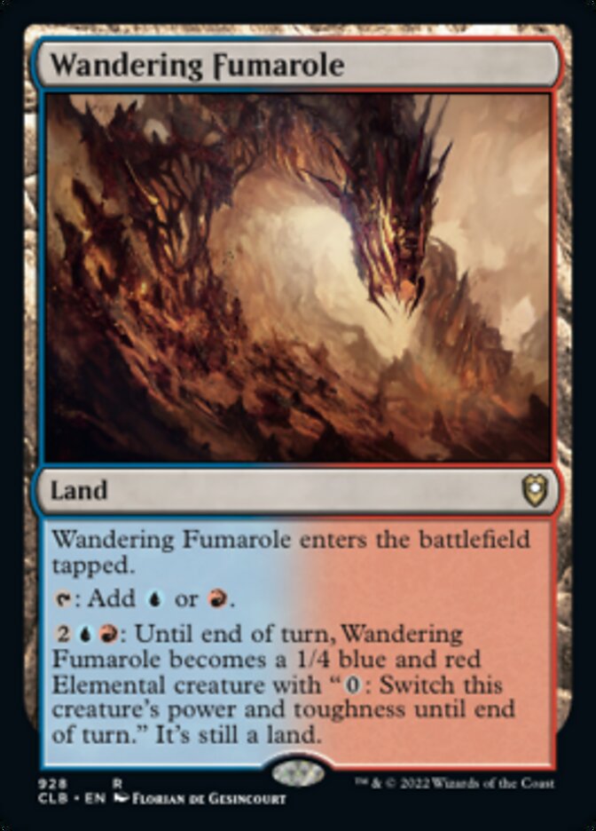 Wandering Fumarole [Commander Legends: Battle for Baldur's Gate] | Lots Moore NSW