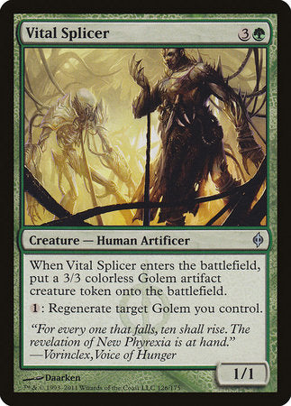 Vital Splicer [New Phyrexia] | Lots Moore NSW