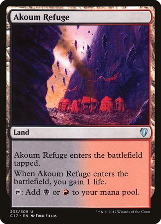 Akoum Refuge [Commander 2017] | Lots Moore NSW