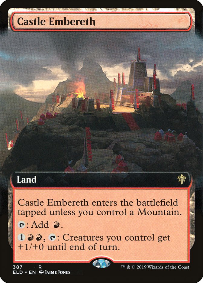 Castle Embereth (Extended Art) [Throne of Eldraine] | Lots Moore NSW