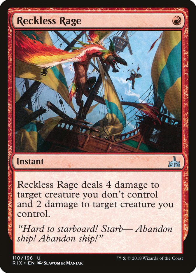 Reckless Rage [Rivals of Ixalan] | Lots Moore NSW
