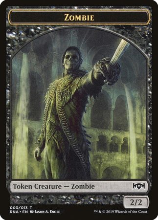 Zombie Token [Ravnica Allegiance Tokens] | Lots Moore NSW