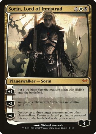 Sorin, Lord of Innistrad [Dark Ascension] | Lots Moore NSW