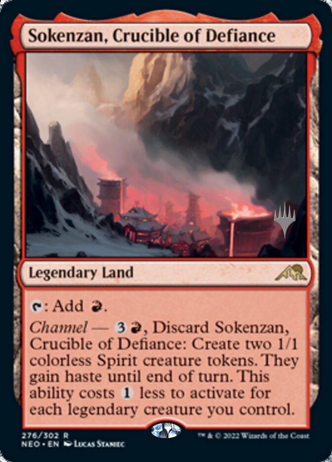 Sokenzan, Crucible of Defiance (Promo Pack) [Kamigawa: Neon Dynasty Promos] | Lots Moore NSW