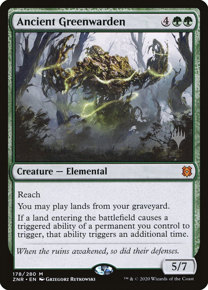 Ancient Greenwarden (Promo Pack) [Zendikar Rising Promos] | Lots Moore NSW