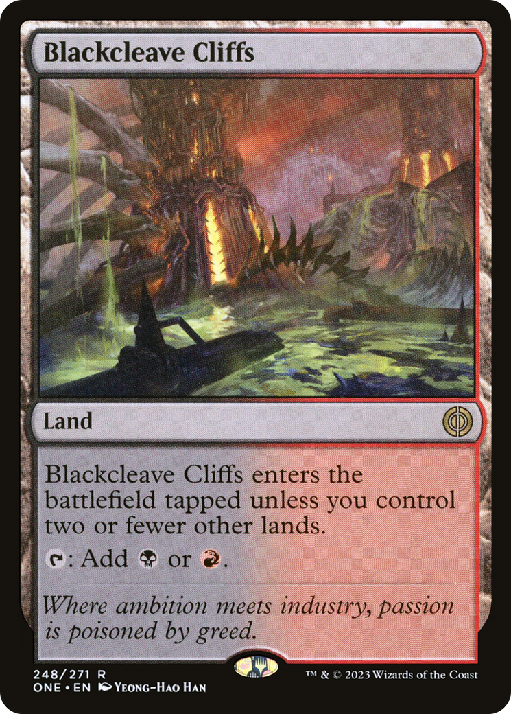 Blackcleave Cliffs [Phyrexia: All Will Be One] | Lots Moore NSW