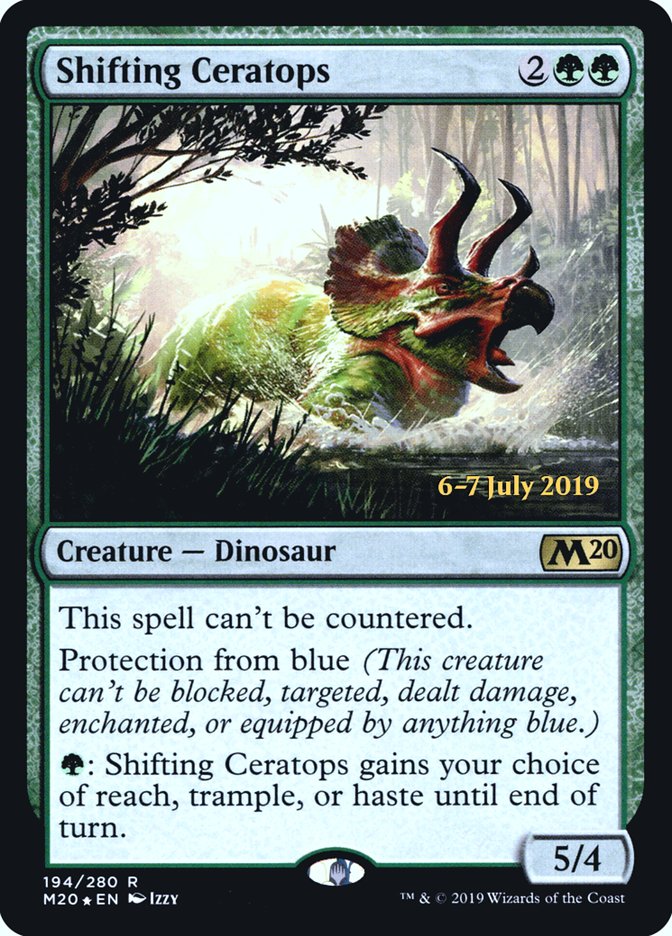 Shifting Ceratops  [Core Set 2020 Prerelease Promos] | Lots Moore NSW