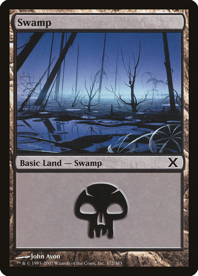 Swamp (372) [Tenth Edition] | Lots Moore NSW