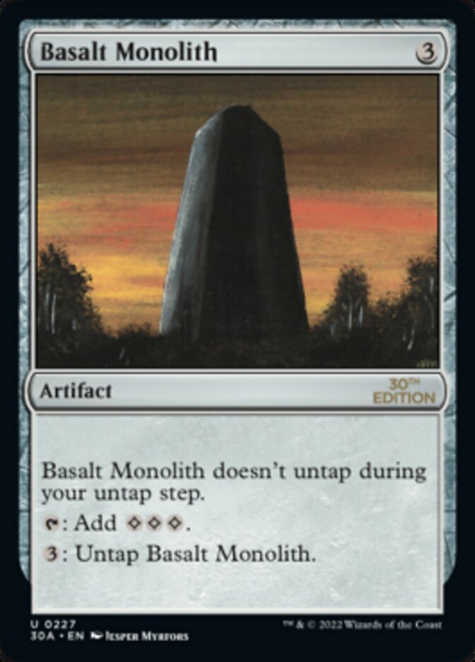 Basalt Monolith [30th Anniversary Edition] | Lots Moore NSW