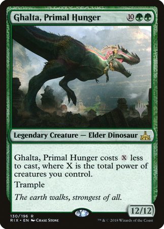 Ghalta, Primal Hunger [Rivals of Ixalan Promos] | Lots Moore NSW