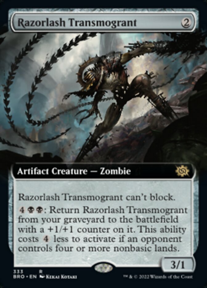 Razorlash Transmogrant (Extended Art) [The Brothers' War] | Lots Moore NSW