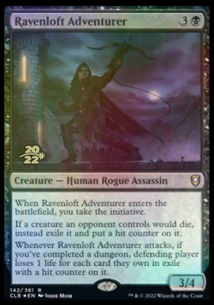 Ravenloft Adventurer [Commander Legends: Battle for Baldur's Gate Prerelease Promos] | Lots Moore NSW