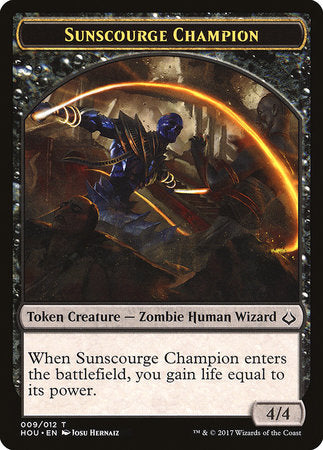 Sunscourge Champion Token [Hour of Devastation Tokens] | Lots Moore NSW