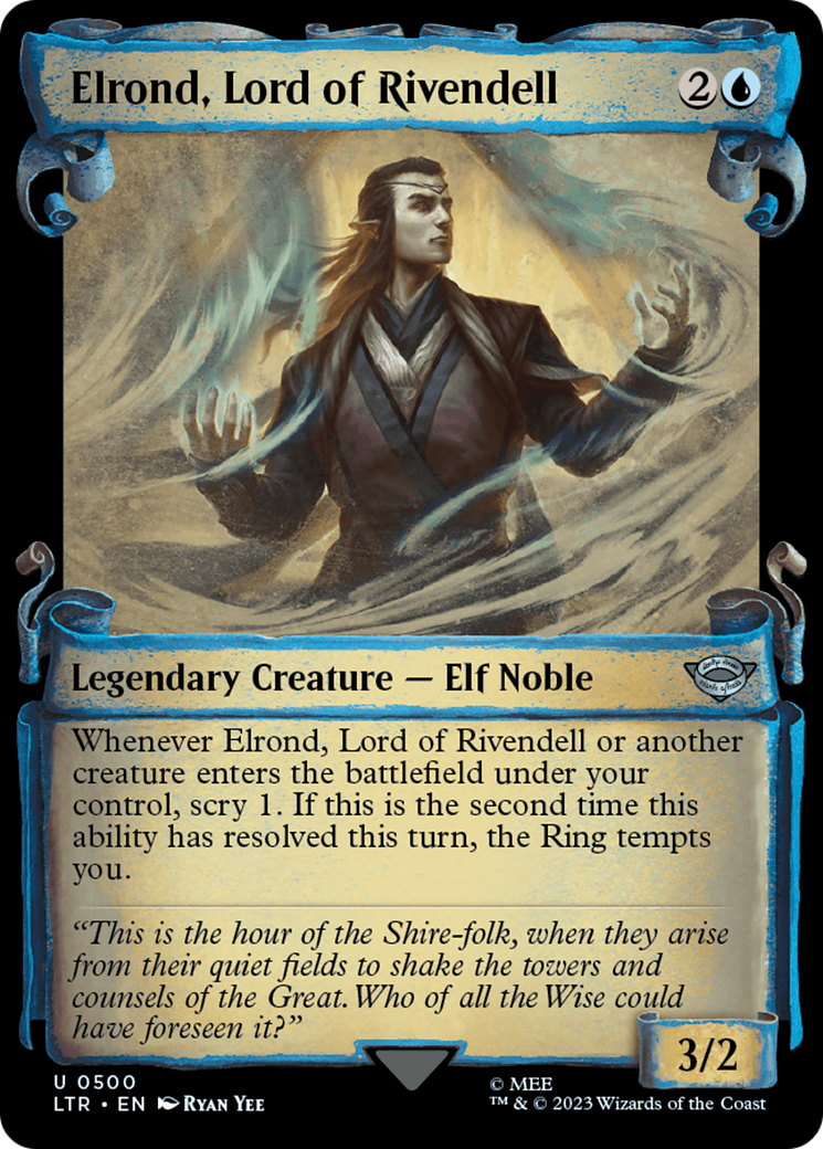 Elrond, Lord of Rivendell [The Lord of the Rings: Tales of Middle-Earth Showcase Scrolls] | Lots Moore NSW