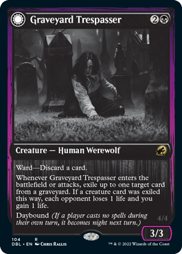 Graveyard Trespasser // Graveyard Glutton [Innistrad: Double Feature] | Lots Moore NSW