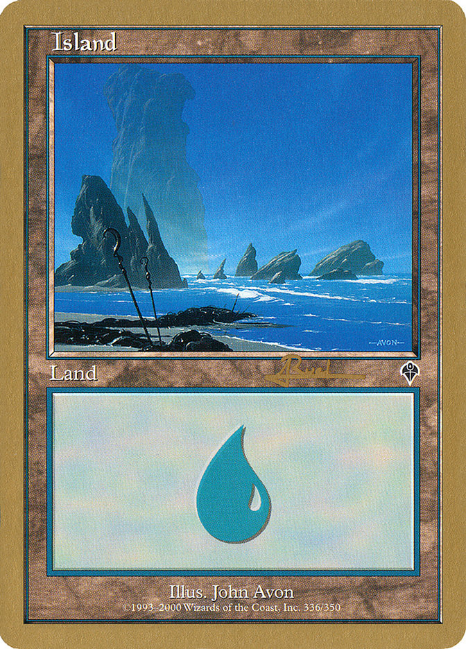 Island (ar336) (Antoine Ruel) [World Championship Decks 2001] | Lots Moore NSW