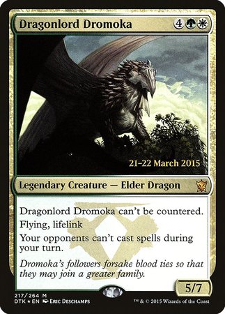 Dragonlord Dromoka [Dragons of Tarkir Promos] | Lots Moore NSW