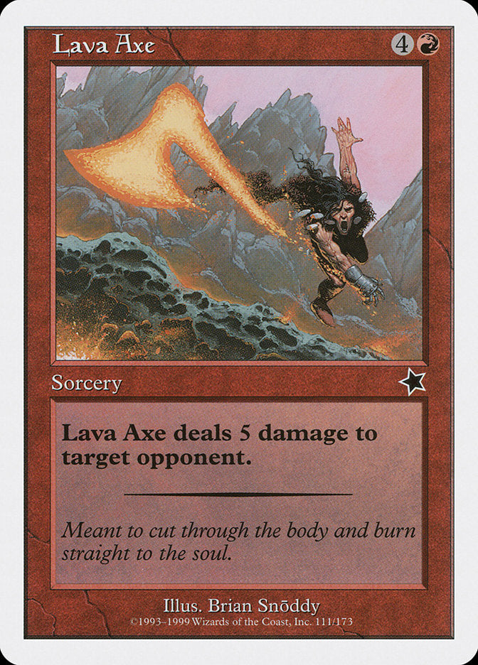 Lava Axe [Starter 1999] | Lots Moore NSW