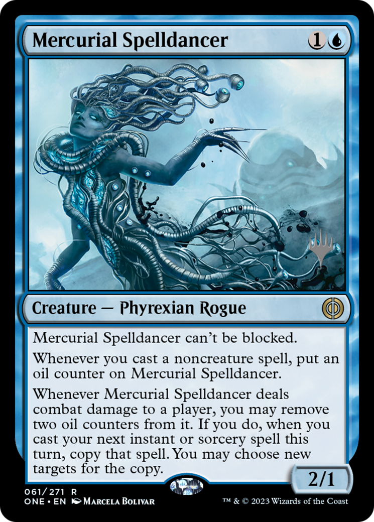 Mercurial Spelldancer (Promo Pack) [Phyrexia: All Will Be One Promos] | Lots Moore NSW