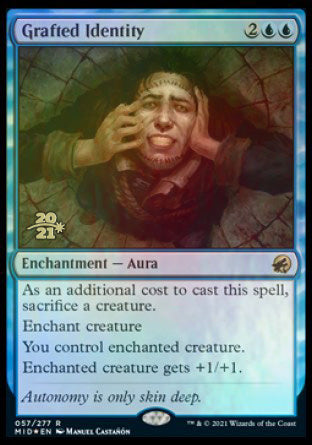 Grafted Identity [Innistrad: Midnight Hunt Prerelease Promos] | Lots Moore NSW