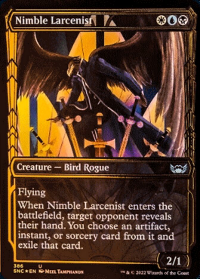 Nimble Larcenist (Showcase Golden Age Gilded Foil) [Streets of New Capenna] | Lots Moore NSW