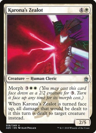 Karona's Zealot [Masters 25] | Lots Moore NSW