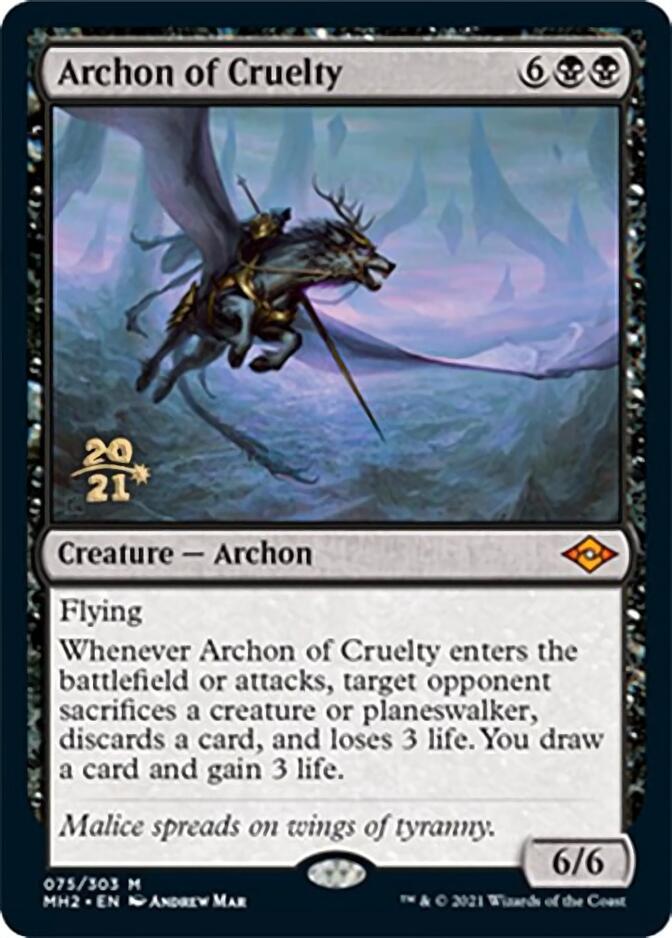 Archon of Cruelty [Modern Horizons 2 Prerelease Promos] | Lots Moore NSW