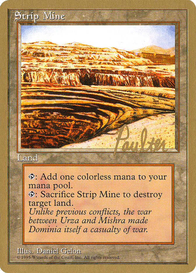 Strip Mine (Preston Poulter) [Pro Tour Collector Set] | Lots Moore NSW