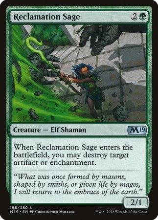 Reclamation Sage [Core Set 2019] | Lots Moore NSW