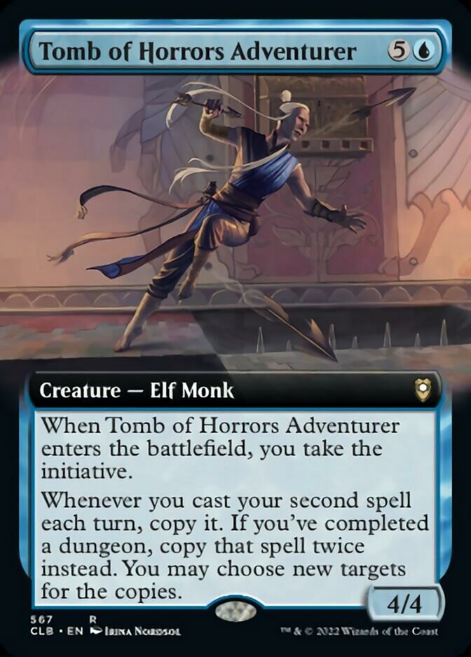 Tomb of Horrors Adventurer (Extended Art) [Commander Legends: Battle for Baldur's Gate] | Lots Moore NSW