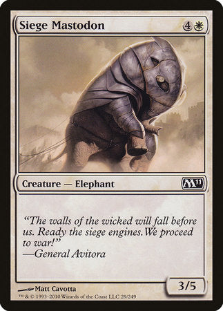 Siege Mastodon [Magic 2011] | Lots Moore NSW